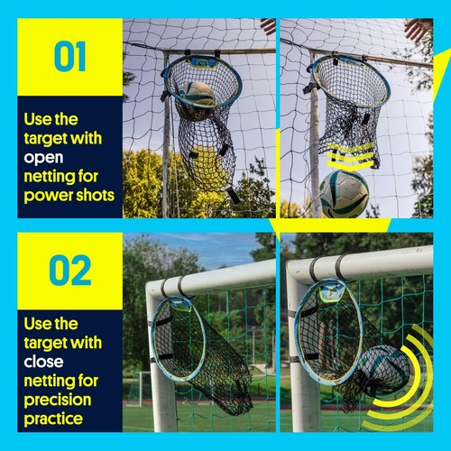 3-in-1 Soccer Training Rebounder & Goal Backstop Net - Soccer Goal for Volley... - Picture 5 of 6