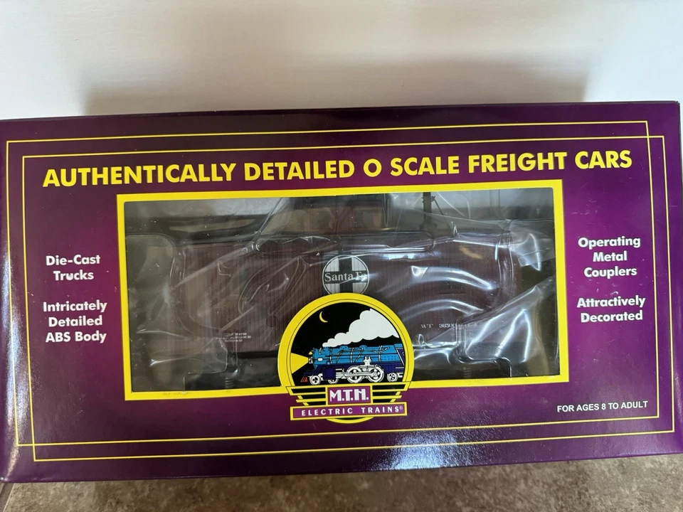 🟣 NEW MTH PREMIER Santa Fe N-6B ATSF WOODSIDE CABOOSE 20-91223  3 Rail O Scale - Image 2 of 4