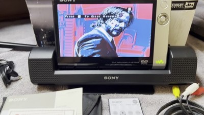 Near Mint Sony Walkman DVE7000S Portable DVD Player: Fully Working