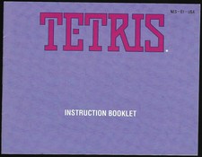[MANUAL ONLY] Tetris (Nintendo NES, 1989) Clean Complete Great Cond!