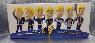 Fallout 4: Vault Boy Bobble Heads Series #1 Seven-Pack Collector's Set NIB Clean