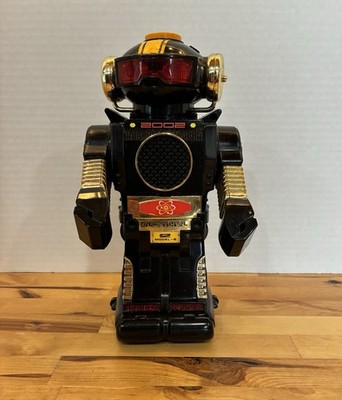 1980 The Atomic Robot Tommy Black Version Tested Talks and Moves Works