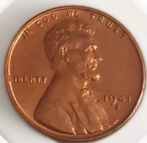 1941-S Uncirculated BU Red RD - Lincoln Wheat Cent Nice Eye Appeal Free Post