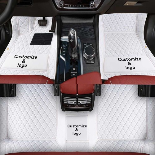 Custom Fit Waterproof Floor Mats For BMW All Models - 4Pcs Carpet & PU Leather-1436928
