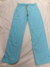 FIGS XXS Technical Collection Scrub Pants light blue. EUC No Tags