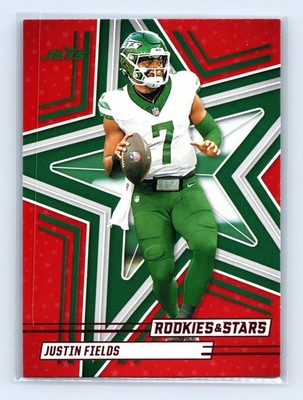 Justin Fields New York Jets 2025 Panini Rookies & Stars #35 Red