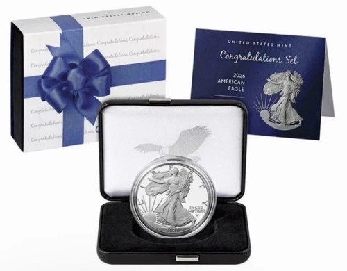 2026 P Congratulations Set American Eagle 1oz Silver Proof Coin