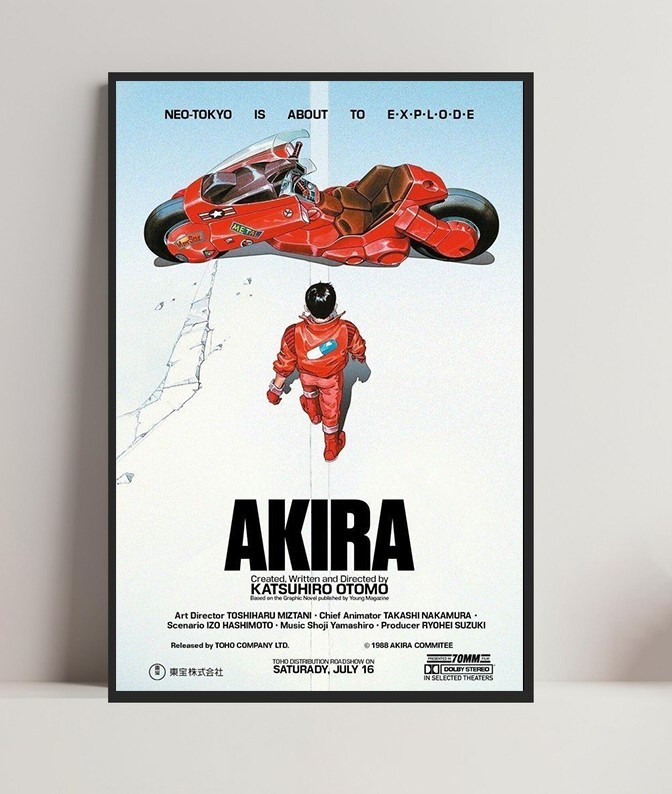 Akira 1988 Neo Tokyo Anime Film Art Poster | eBay