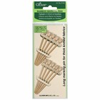 Clover Bamboo Marking Pins For Chunky Knitted Fabrics (x10 Pins) Knitting Long