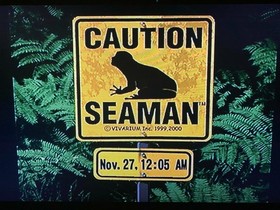 Seaman (Sega Dreamcast, 2000) [COMPLETE / CIB / GAME ONLY / NO MIC] *TESTED