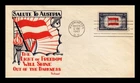 DR JIM STAMPS US COVER AUSTRIA OVERRUN COUNTRIES FDC KNAPP FLEETWOOD CACHET