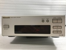 ONKYO EQ-205 Stereo Graphic Equalizer Silver Tested Japan
