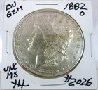 1882-0  MORGAN SILVER DOLLAR FROM ORIGINAL BANK BAG GEM BU US MINT #2026
