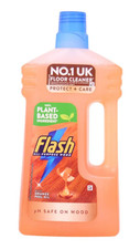 Wood Floor Cleaner Liquid Orange Peel Oil Scent 1 Litre All Purpose UK By Flash 6.95 per litre
