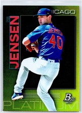 RYAN JENSEN 2020 Bowman Platinum Green Top Prospect Chicago Cubs Card #TOP-60