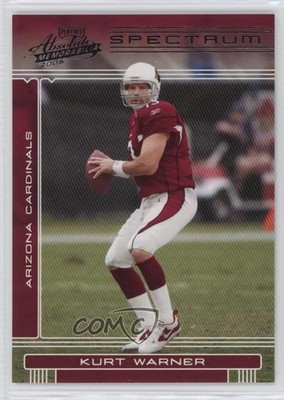 2006 Playoff Absolute Memorabilia Spectrum Black 66/100 Kurt Warner #3 HOF 12jw