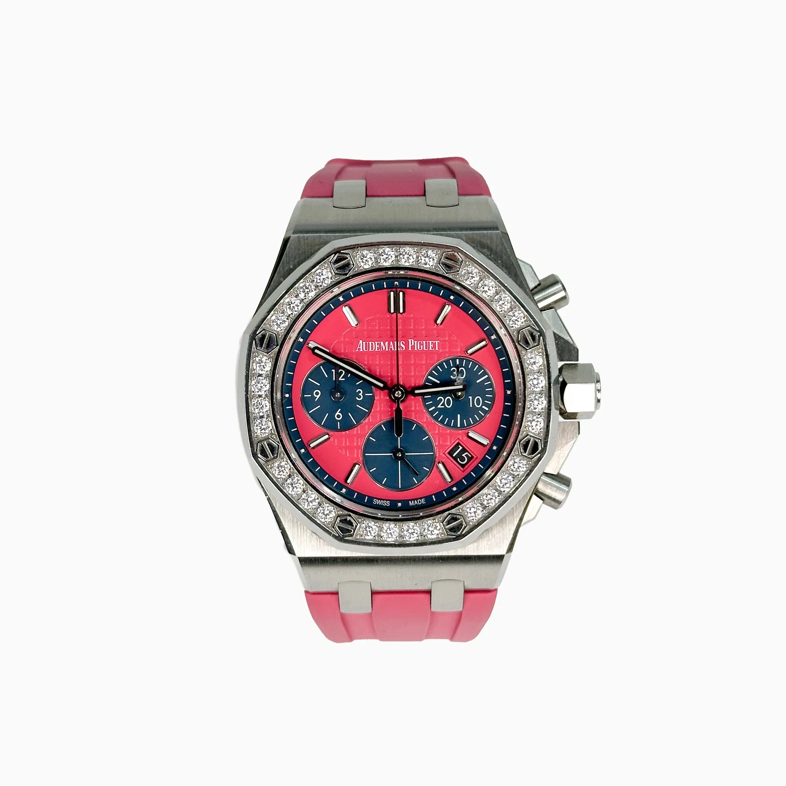 Audemars Piguet — Audemars Piguet Royal Oak Offshore Lady 26231ST.ZZ.D069CA.01 Pink Dial Rubber St
