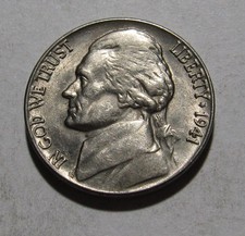 1941 Jefferson Nickel - AU+/BU Condition / NICE Steps - 144SU