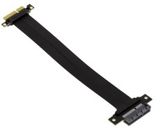 Riser Extension Cable PCI Express Gen 4.0 PCIe X4 Male To Female, 8GB Throughput