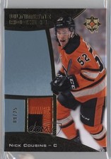 2015 Upper Deck Ultimate Collection Rookies Gold 9/25 Nick Cousins #98 Patch 0c3