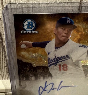 Tops Bowman Chrome Yamamoto Yushin Rc Gda-Yy /50 | eBay