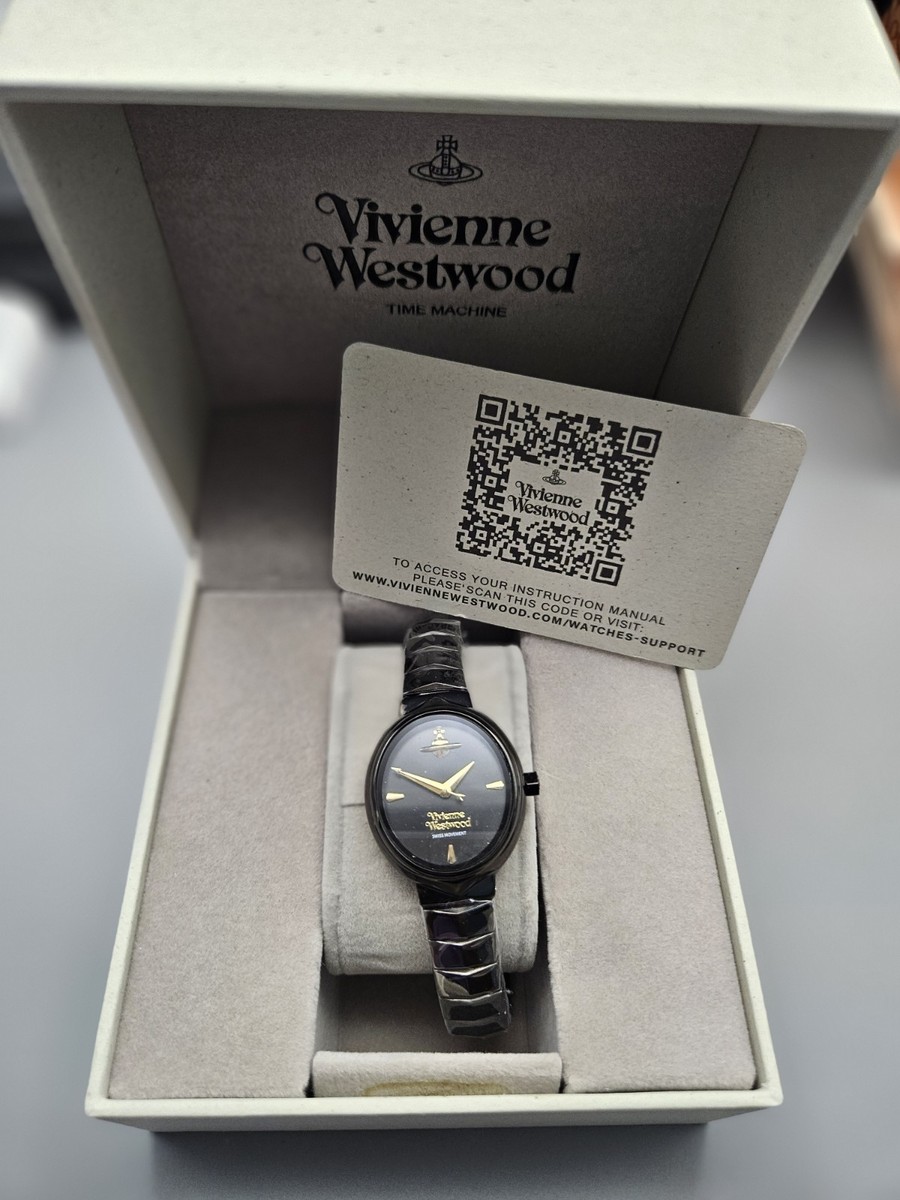 Vivienne Westwood Time Machine Black Stainless Steel Quartz