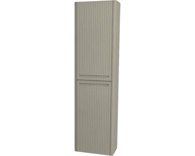 Hängehochschrank mit 2 Türen und Wäschekorb Devo Gloria 2.0 links BxHxT 40x172x3