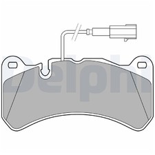 Satz Bremsbeläge Bremsklötze vorne für Alfa Romeo Stelvio 949 | 681985