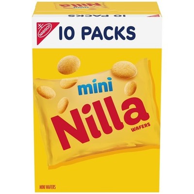 Mini Cookies Vanilla Wafers 10 Individually Wrapped Snack Packs