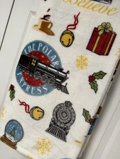 The Polar Express Plush Throw Blanket 50x70 Warner Bros NWT