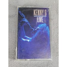 Kenny G Live Cassette Tape 1989 Arista AC-8613 Smooth Jazz Michael Bolton Duet