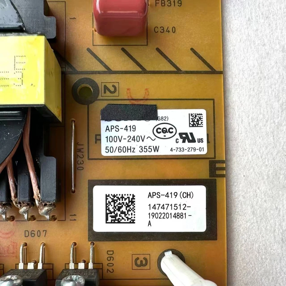 KD-55XF9005 55XG9505 Power Supply Board 1-983-329-11 APS-419 1-474-715-12 - Image 3 of 3