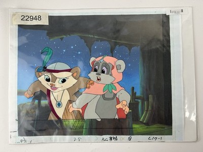 Star Wars Ewoks Original Hand Painted Production Animation Art Cel Lucasfilm