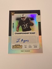 2021 Contenders Rookie Championship Ticket Auto Trey Ragas 