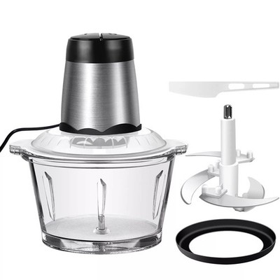 Elektrisch Zerkleinerer Küche 300W Knoblauchhacker Obst Zwiebelschneider 1600ML
