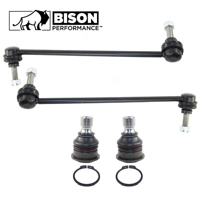 Bison Performance 4pc Front Sway Bar Link Lower Ball Joint Kit For Murano Quest