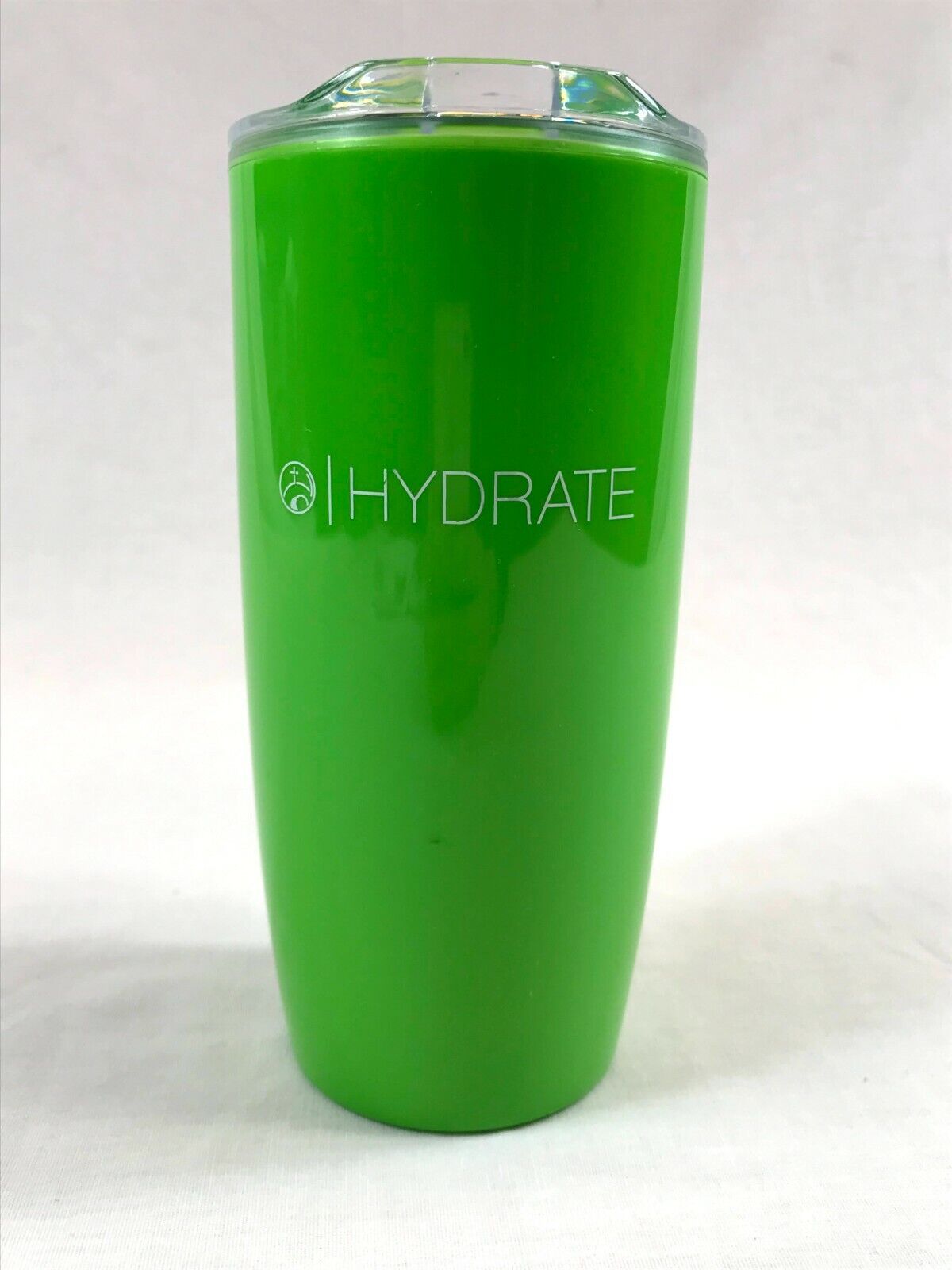 Plastic Green 'Hydrate' Tumbler with Lid