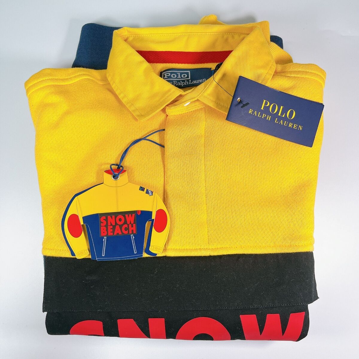 POLO RALPH LAUREN Snow Beach Fleece Rugby Shirt Jacket POLO RALPH LAUREN Snow Beach Fleece Rugby Shirt Jacket