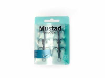 5 x 6 Stück Mustad Ultra Point Drillinge #2/0 MULTIRABATT!