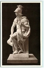 S04-4277, MILITARY COURAGE, BY DUBOIS, ART INSTITUTE OF CHICAGO, POSTCARD