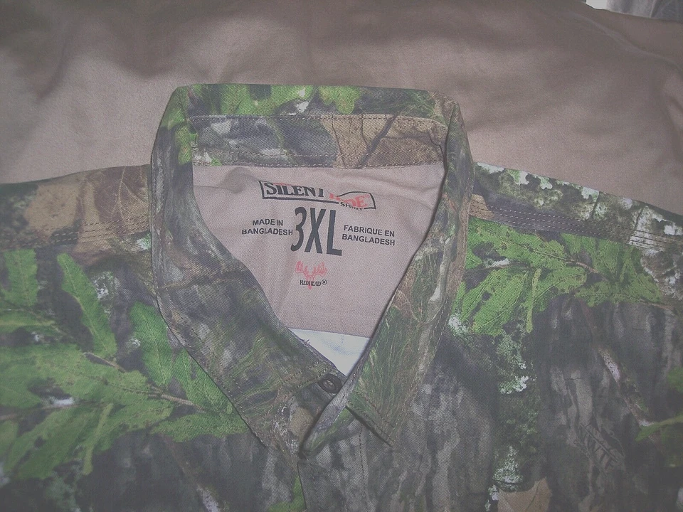 Mens 3X Camo Hunting Shirt Turkey Federation Mossy Oak Camo Shirt Chest Pockets - Image 2 of 4