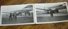 2x 1953 Western Airlines Photos San Diego CA snapshot