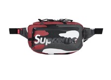 supreme red waist bag