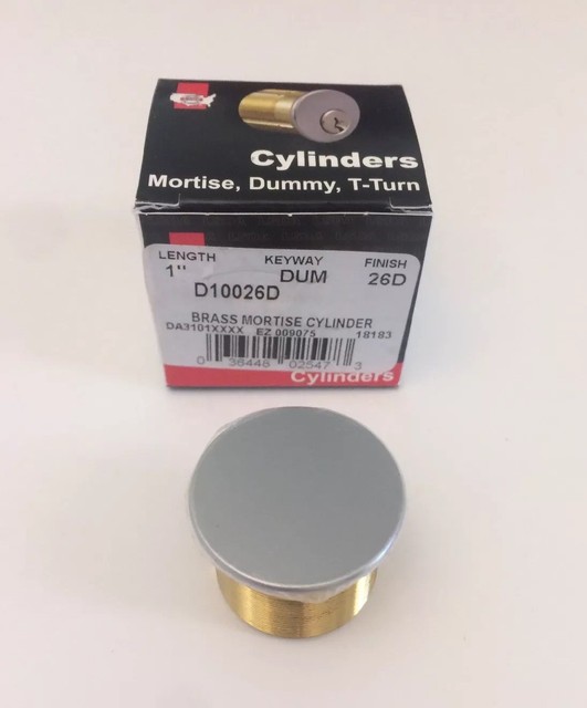 1" Inch Brass Cylinder Blank "Dummy" (Cylinders D10026D) for sale