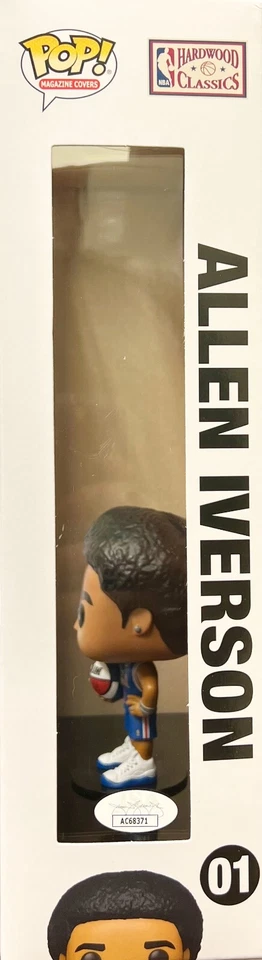 Allen Iverson signed inscribed Funko Pop NBA Cover: Slam #01 JSA COA 76ers - Image 2 of 3