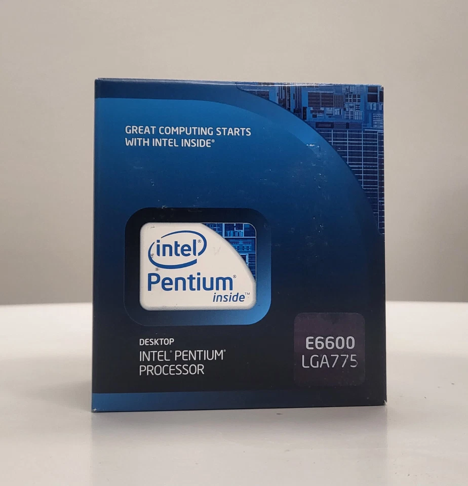 NEW Intel Pentium E6600 3.06GHz Dual-Core LGA775 SLGUG Desktop CPU BX80571E6600 - Image 2 of 4