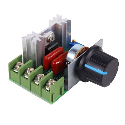 2000W AC Motordrehzahlregler 50-220V 25A Motorspannungsregler Werkzeug MER. - Bild 1 von 4