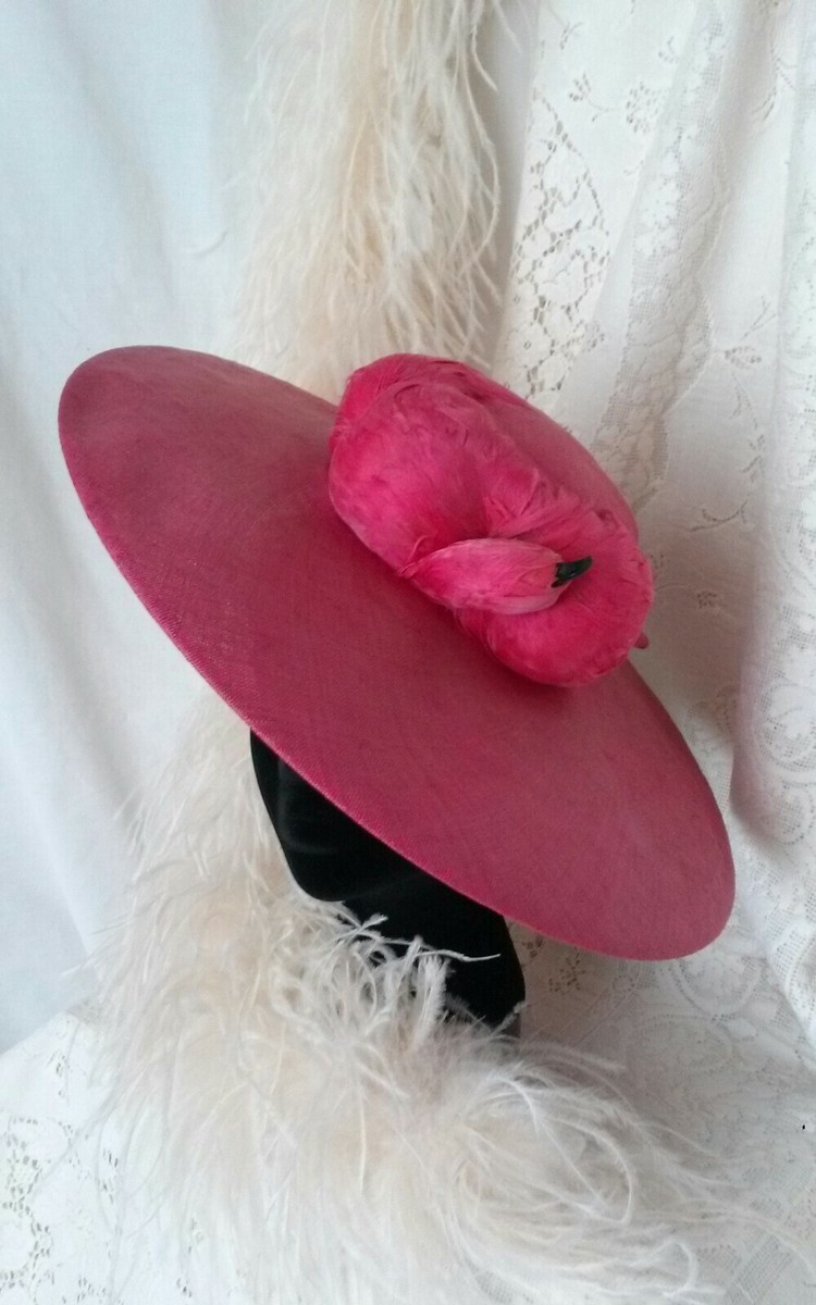Vintage Red Silk Poppy Hat by Sally Victor Sally VICTOR Hat Indiana Women main image 3