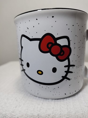 Hello Kitty Camper Mug by Sanrio 20 oz White Red N Black New - Picture 5 of 6