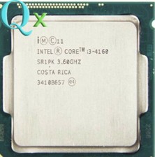 4th Gen Intel Core i3-4160 LGA1150 CPU Processor 3.60GHz Dual Core 54W SR1PK